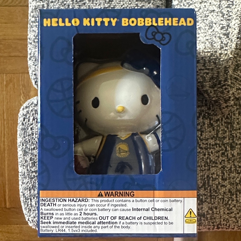 Golden State Warriors Hello Kitty Bobblehead